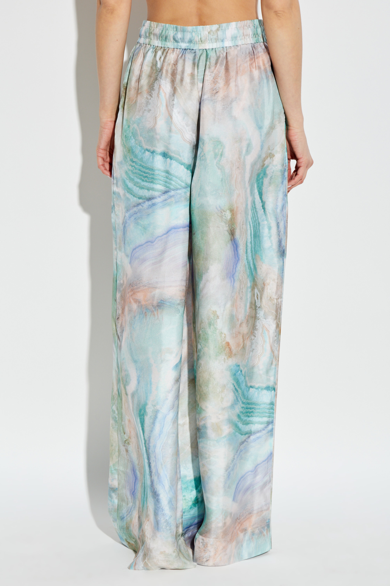 パンツ TIMEC MULTICOLOR SILK TROUSERS Zimmermann Tuck Wide-Leg Silk Pants | Saks Fifth Avenue